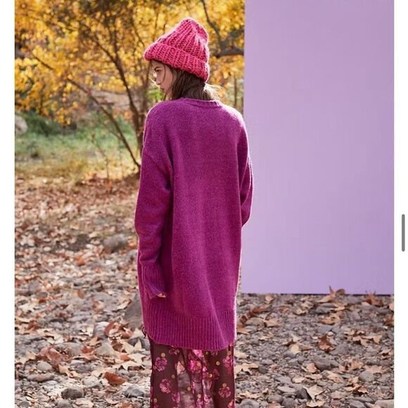 For love and lemons Dylan boyfriend oversized alpaca sweater - Picture 2 of 8